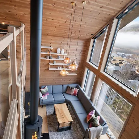 فيلة Panoramahytte Med Fjellutsikt *