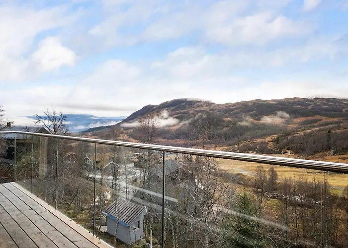 Panoramahytte Med Jacuzzi Og Spektakulaer Fjellutsikt Villa *