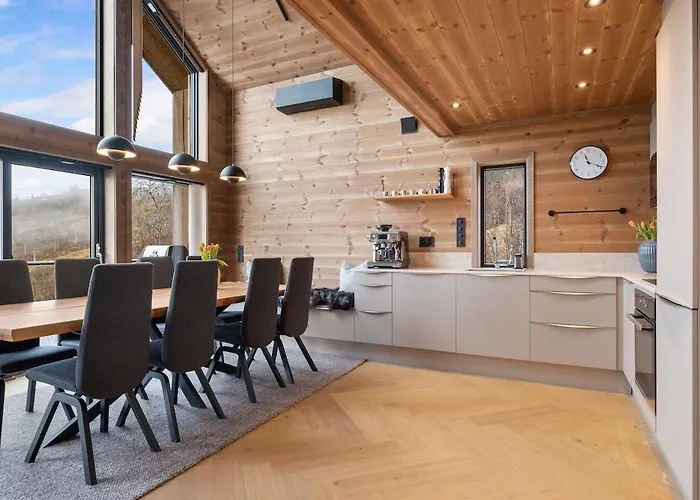 Panoramahytte Med Fjellutsikt Villa