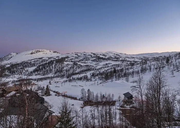 Panoramahytte Med Jacuzzi Og Spektakulaer Fjellutsikt ヴィラ
