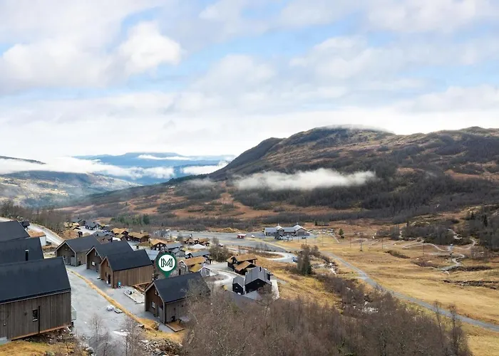 Panoramahytte Med Jacuzzi Og Spektakulaer Fjellutsikt ヴィラ