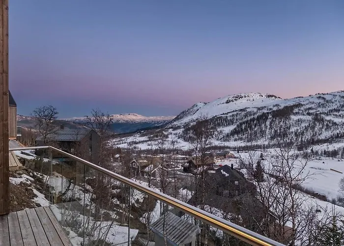 Panoramahytte Med Jacuzzi Og Spektakulaer Fjellutsikt