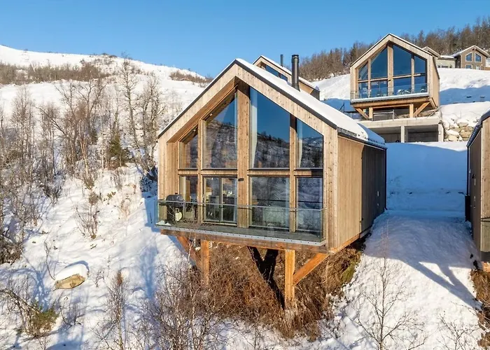 ヴィラ Panoramahytte Med Jacuzzi Og Spektakulaer Fjellutsikt *